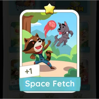 S3 Space Fetch - Monopoly Go 1 Star Sticker ★ (1 pcs)