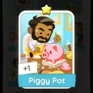 S4 Piggy Pot - Monopoly Go 1 Star Sticker ★ (1 pcs)