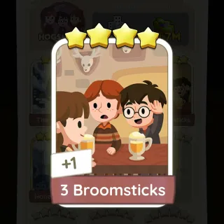 S18 - 3 Broomsticks - Monopoly Go 4 Star ★★★★