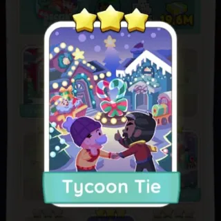 S5 Tycoon Tie - Monopoly Go 3 Star Sticker ★★★ (1 pcs)