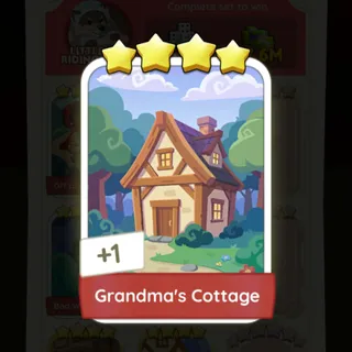 S19 Grandma's Cottage - Monopoly Go 4 Star ★★★★