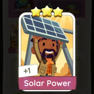 S9 Solar Power - Monopoly Go 3 Star ★★★