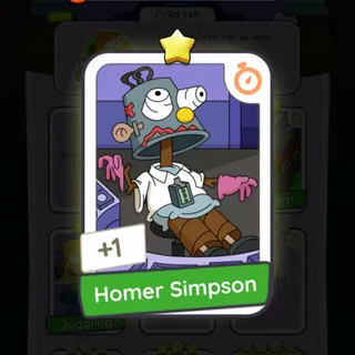 Homer Simpson (Bonus Set) - Monopoly Go 1 Star ★