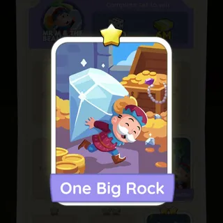 S3 One Big Rock - Monopoly Go 1 Star ★