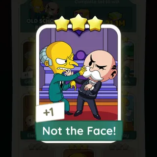 S11 Not the Face! - Monopoly Go 3 Star ★★★