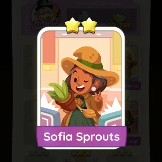 S8 Sofia Sprouts - Monopoly Go 2 Star ★★