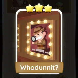 S5 Whodunnit? - Monopoly Go 3 Star Sticker ★★★ (1 pcs)