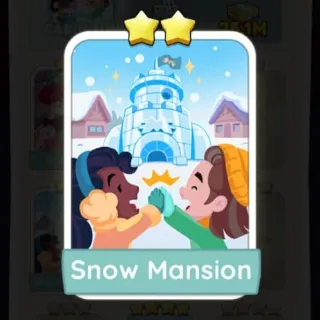 S7 Snow Mansion - Monopoly Go 2 Star Sticker ★★ (1 pcs)