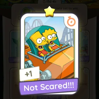 Not Scared!!! (Bonus Set) - Monopoly Go 1 Star ★