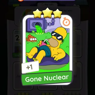 Gone Nuclear (Bonus Set) - Monopoly Go 3 Star ★★★