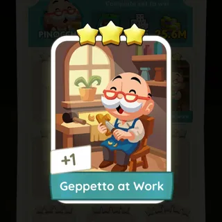 S18 Geppetto at Work - Monopoly Go 3 Star ★★★