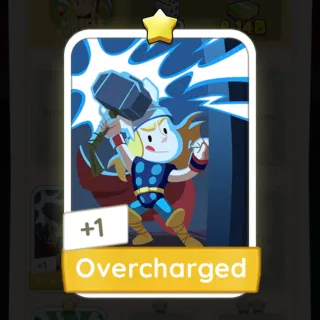 S2 Overcharged - Monopoly Go 1 Star Sticker ★ (1 pcs)