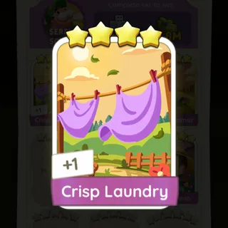 S18 Crisp Laundry - Monopoly Go 4 Star ★★★★