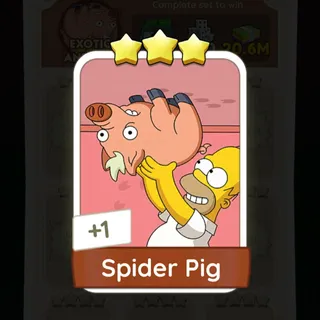 S13 Spider Pig - Monopoly Go 3 Star ★★★