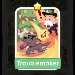 S2 Troublemaker - Monopoly Go 1 Star Sticker ★ (1 pcs)