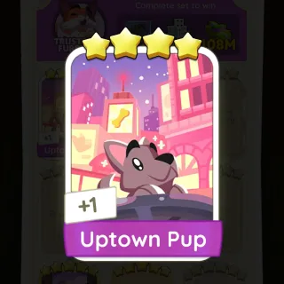 S23 Uptown Pup - Monopoly Go 4 Star ★★★★
