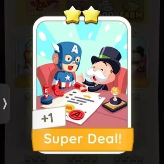 S10 Super Deal! - Monopoly Go 2 Star Sticker ★★ (1 pcs)