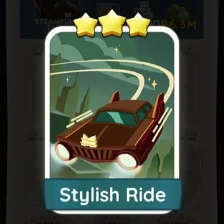 S15 Stylish Ride - Monopoly Go 3 Star Sticker ★★★ (1 pcs)