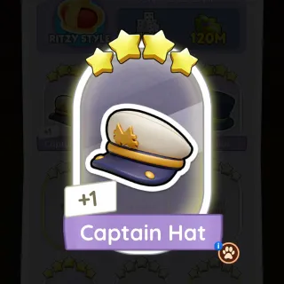 S18 Captain Hat - Monopoly Go 4 Star ★★★★