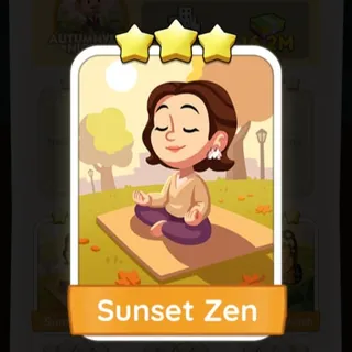 S13 Sunset Zen - Monopoly Go 3 Star ★★★