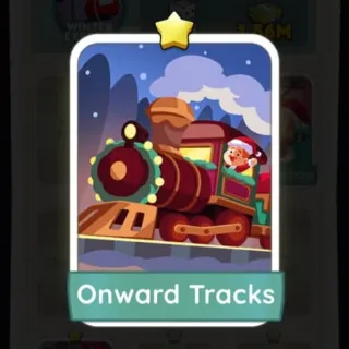 S1 Onward Tracks - Monopoly Go 1 Star Sticker ★ (1 pcs)