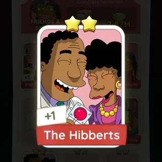 S3 The Hibberts - Monopoly Go 2 Star ★★