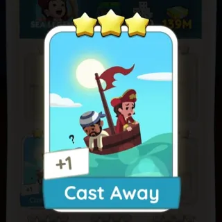 S11 Cast Away - Monopoly Go 3 Star Sticker ★★★ (1 pcs)