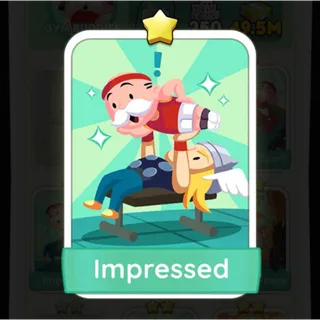 S4 Impressed - Monopoly Go 1 Star Sticker ★ (1 pcs)