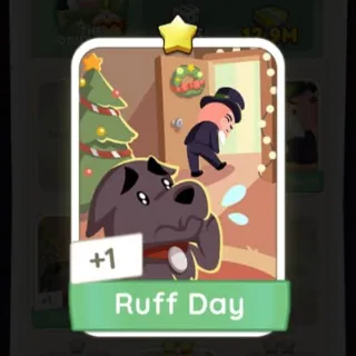 S2 Ruff Day - Monopoly Go 1 Star Sticker ★ (1 pcs)