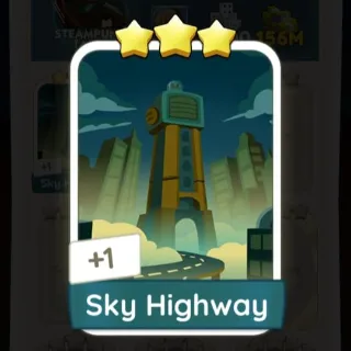 S15 Sky Highway - Monopoly Go 3 Star Sticker ★★★ (1 pcs)