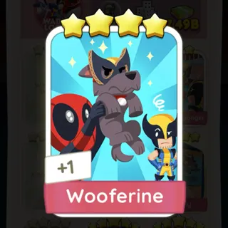 S14 Wooferine - Monopoly Go 4 Star Sticker ★★★★ (1 pcs)