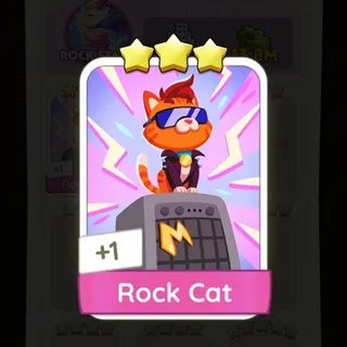 S15 Rock Cat - Monopoly Go 3 Star ★★★