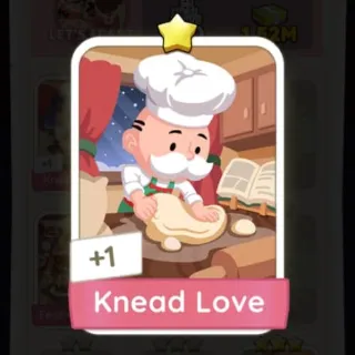 S4 Knead Love - Monopoly Go 1 Star Sticker ★ (1 pcs)