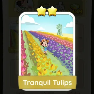 S7 Tranquil Tulips - Monopoly Go 2 Star ★★