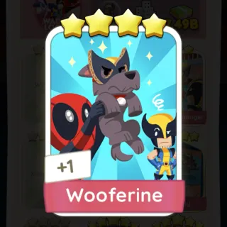 S14 Wooferine - Monopoly Go 4 Star Sticker ★★★★ (1 pcs)