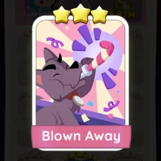 S13 Blown Away - Monopoly Go 3 Star Sticker ★★★ (1 pcs)