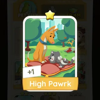 S8 High Pawrk - Monopoly Go 1 Star ★