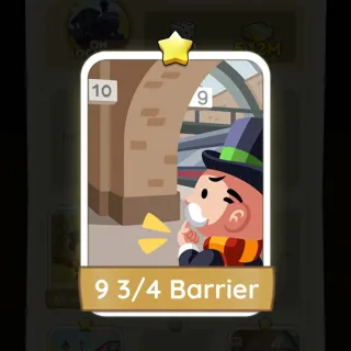 S1 9 3/4 Barrier  - Monopoly Go 1 Star ★