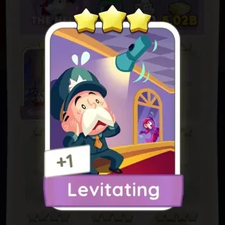 S11 Levitating - Monopoly Go 3 Star Sticker ★★★ (1 pcs)