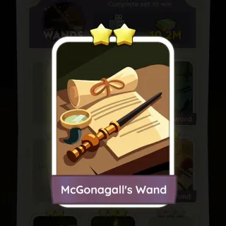 S7 McGonagall's Wand - Monopoly Go 2 Star ★★