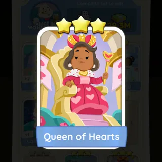 S10 Queen of Hearts - Monopoly Go 3 Star ★★★