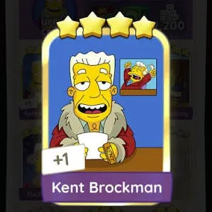 S20 Kent Brockman - Golden Blitz Monopoly Go 