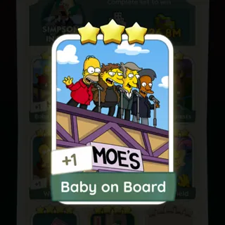 S14 Baby on Board - Monopoly Go 3 Star ★★★
