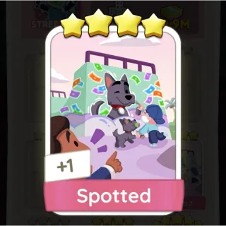 S12 Spotted - Monopoly Go 4 Star Sticker ★★★★ (1 pcs)