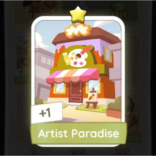 S3 Artist Paradise - Monopoly Go 1 Star Sticker ★ (1 pcs)