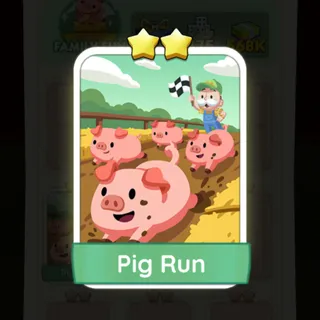 S4 Pig Run - Monopoly Go 2 Star ★★