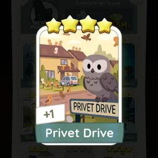 S12 Privet Drive - Monopoly Go 4 Star ★★★★
