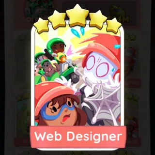 S20 Web Designer - MONOPOLY GO 5 STAR STICKER ★★★★★ (1 PCS)