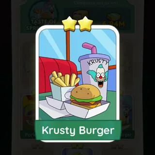 S5 Krusty Burger - Monopoly Go 2 Star ★★