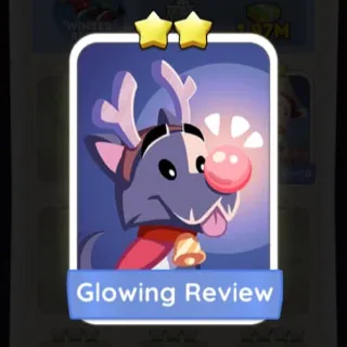 S6 Glowing Review - Monopoly Go 2 Star Sticker ★★ (1 pcs)